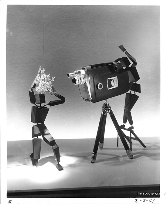 Escaparate Video camera Bouquet Gene Moore 1961