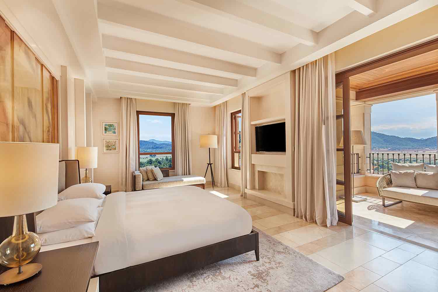 Cap Vermell Grand Hotel Grand Suite View Bedroom View